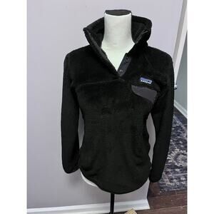 Patagonia black snap sweater size xs